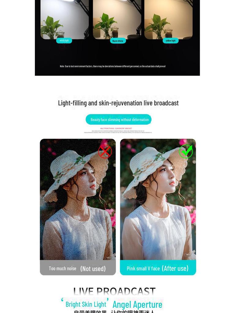 10-calowe światło wypełniające LED ze stojakiem na telefon komórkowy do nagrywania wideo i robienia zdjęć