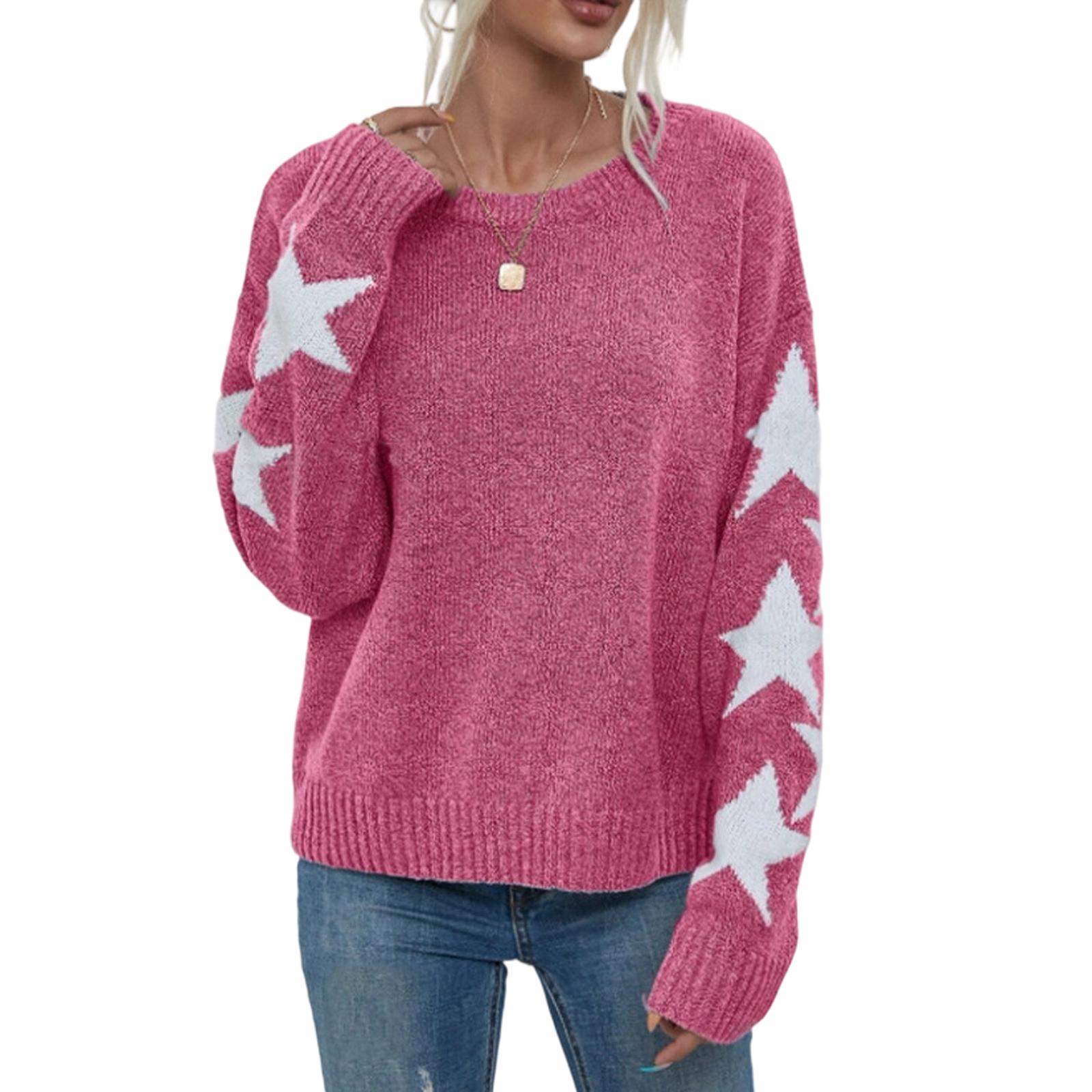 Women s Casual Cardigan Hooded Long Sleeve Button Sweater S розовый