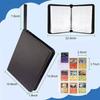 Zipper Style Card Book, 4/9 Compartments, Game Card Book, Game Collection Book Package