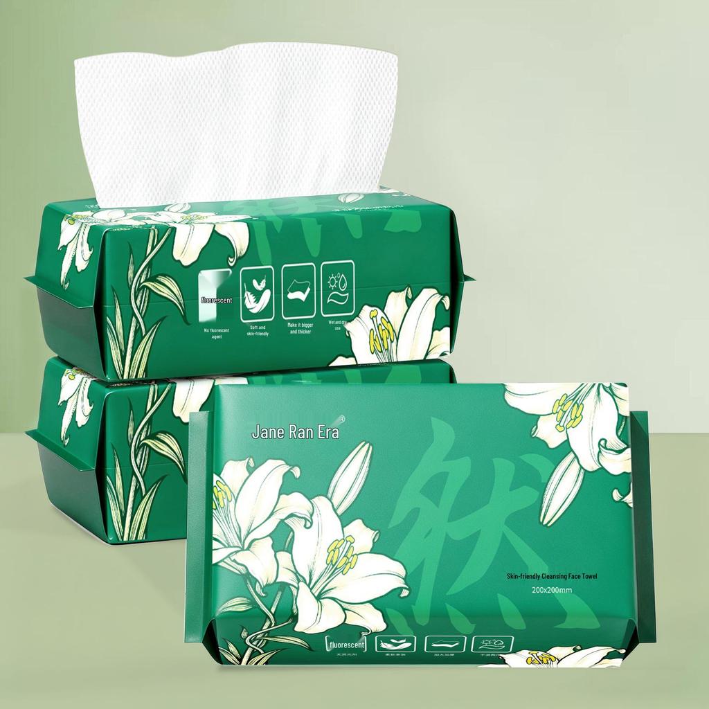 Dicke Baumwoll-Kordelzug-Gesichtstücher – Weiche, Einwegtücher für Salon & Körperpflege