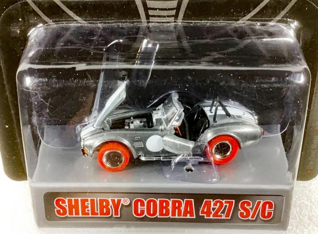 Shelby Collectibles Shelby Cobra 427 Gray Shelby Collectibles Cobra Diecast Car 1/64 S/C