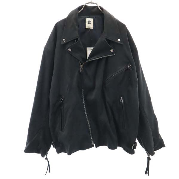 unused VAST222 19AW made in Japan suede Riders jacket 2 black Men's Used