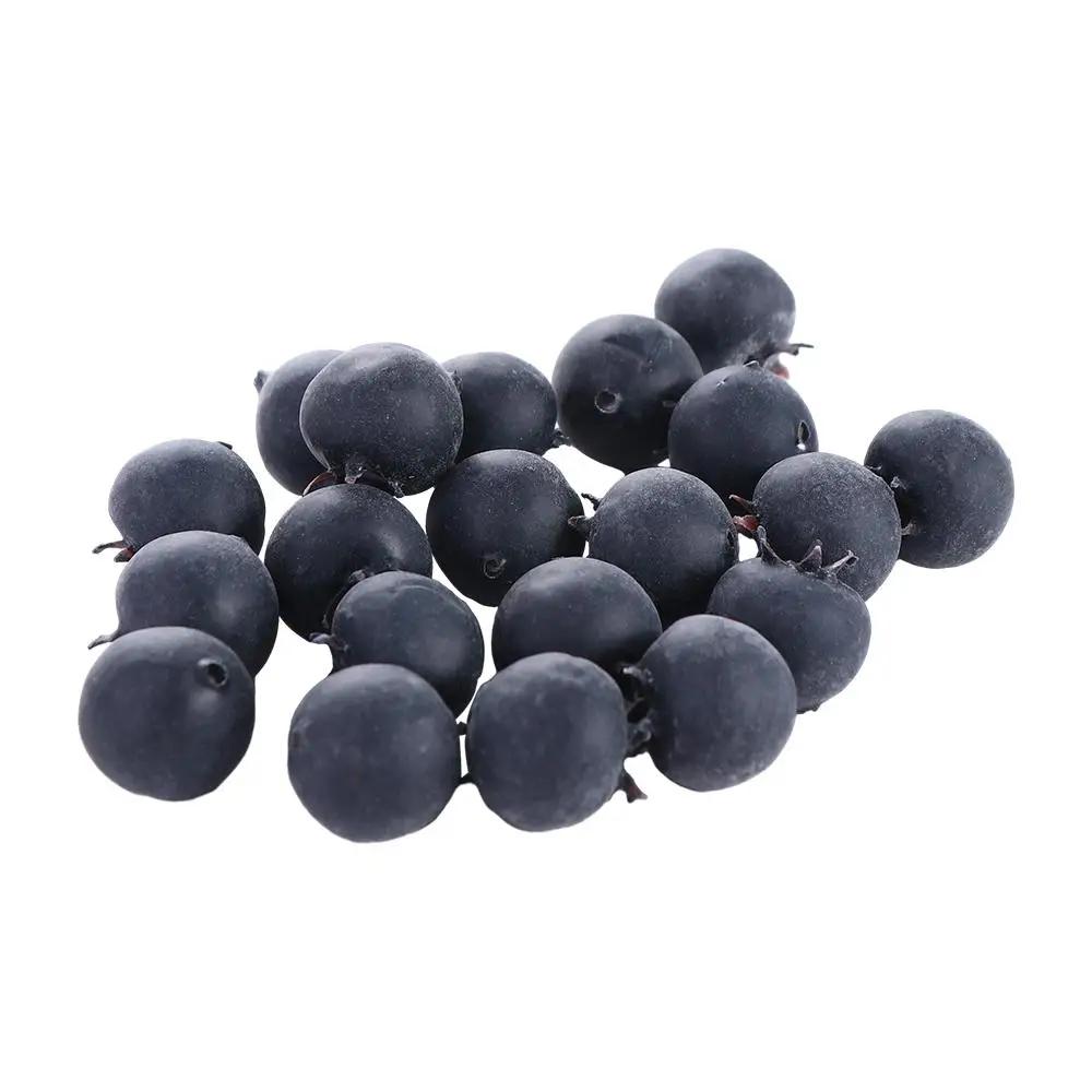 Blue Simulation Blueberry DIY Photo  Props Party Garden Home Decoration Fake Fruit Simulation Fruit Artificial Blueberry