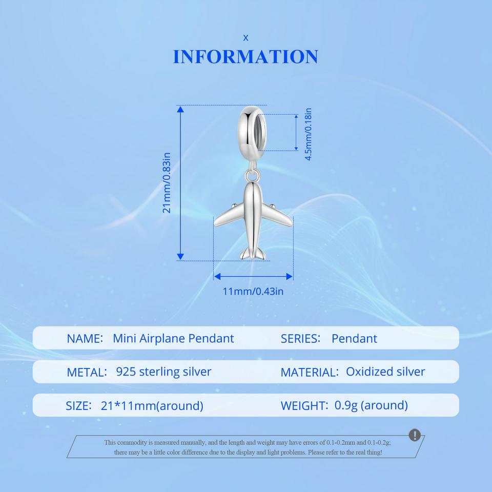 Brelocuri cu fluturi BAMOER pentru brățări, mini brelocuri suspendate din argint 925 pentru brățări și coliere, bijuterii, cadouri