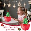 Christmas Boxes 10-Piece Christmas Tree Candy Box 3D Bag Basket Decoration For Valentine's Family Birthday Holiday Easter Snack