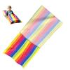 Waterproof Kids Grass Skiing Bag Foldable Rainbow Grass Dragging Mat  Cooperative Game