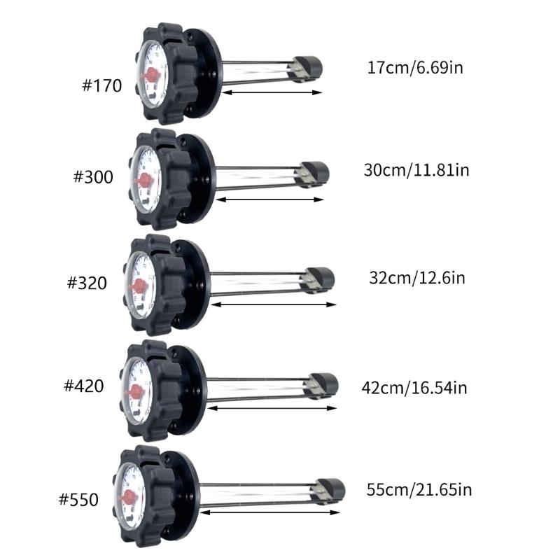 Practical Fuel Meter Multifunctional Fuel Level Gauge Plastic for Generators Set