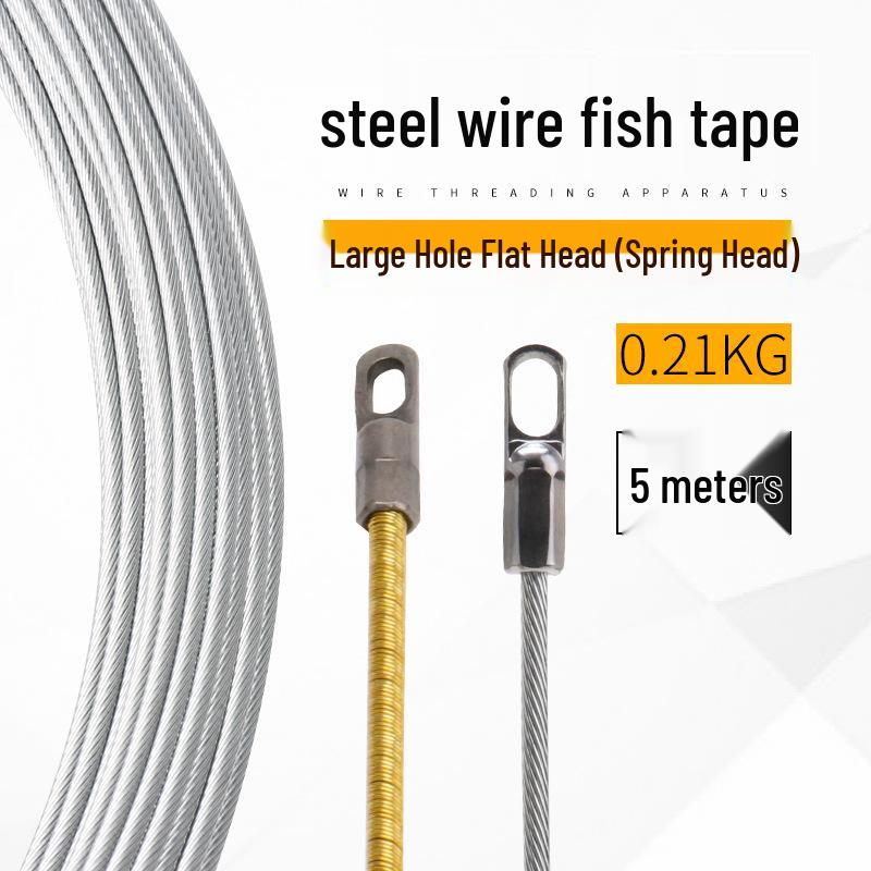 Electrician's Steel Wire Cable Threader & Puller