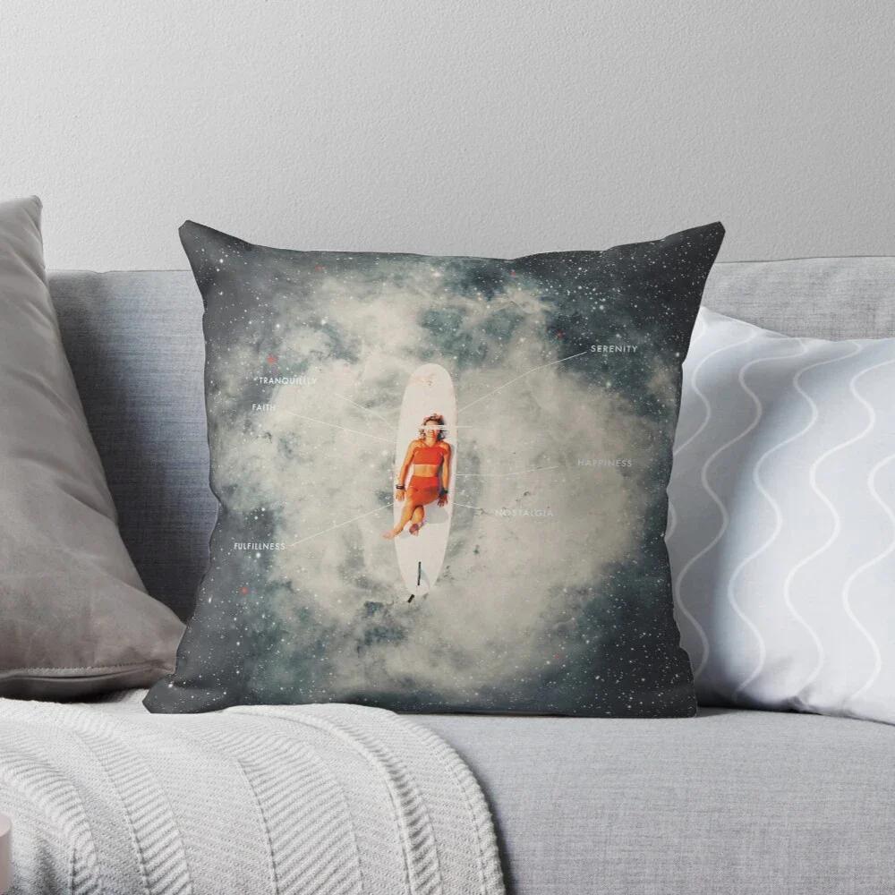 Royal blue yellow gray ink printing linen pillowcase sofa cushion cover home decoration can be customized for you 40x40 50x50