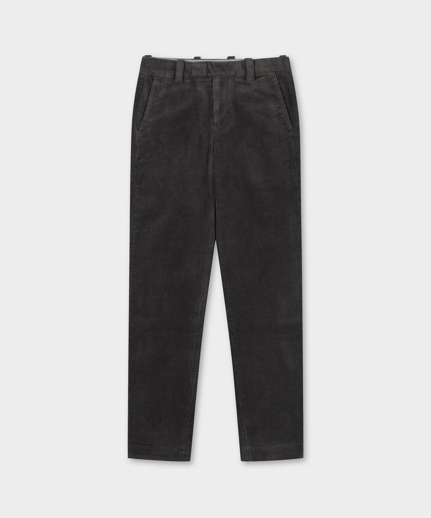 BROOKS BROTHERS Slim Fit 8W Corduroy Pants (Black) (Bbpcmnf402)