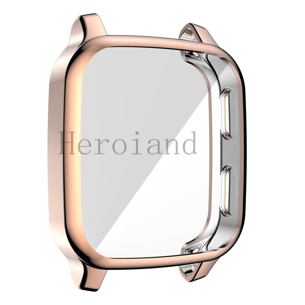 Full Protective Case Cover Shell For Garmin Venu SQ / venu sq music SmartWatch screen protector Accessories Plating soft TPU