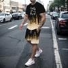 Men's Two-piece Sportswear Short Sleeved T-shirt and Shorts Set Running and Fitness Sportswear 2025 Summer Fashion New Item