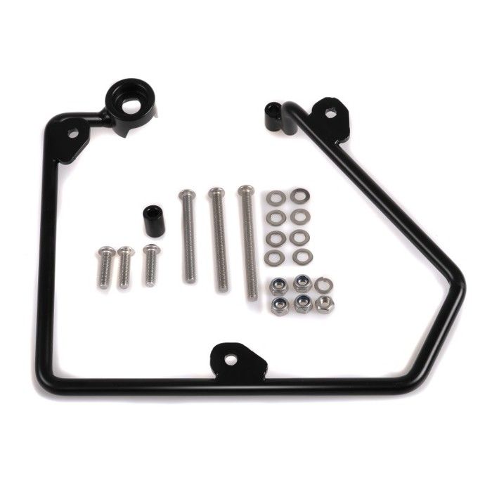 Support Ecarteur de Sacoches compatible avec Harley Davidson Sportster 95-15 gauche SHL Craftride + Support Ecarteur de Sacoches