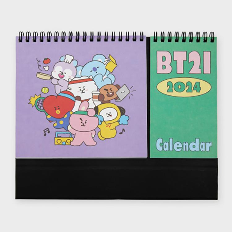 

Line Friends BT21 Сезонные поздравления Календарь на 2024 год