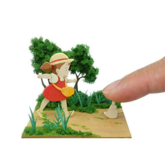 Sankei Studio Ghibli Mini Mein Nachbar Totoro Totoro Mei und Kleiner Totoro Papierbastelset MP07-97