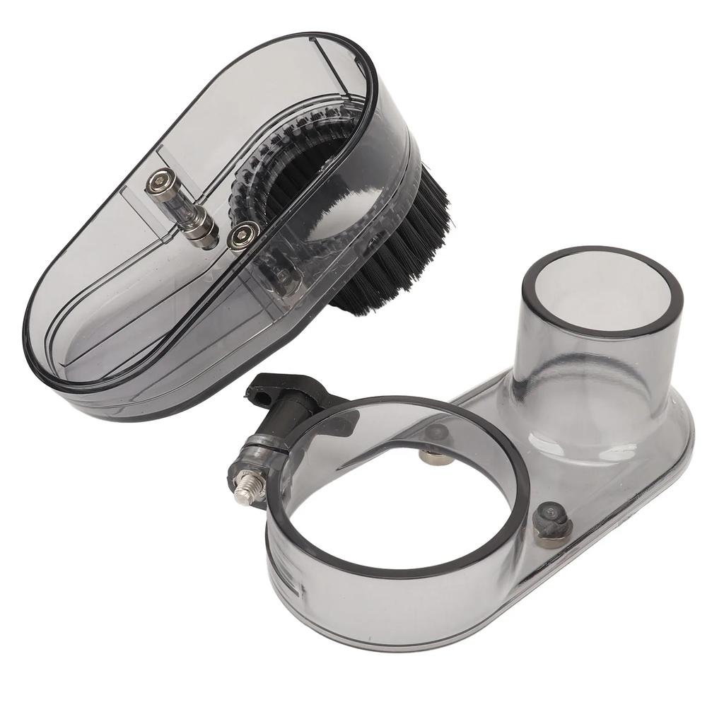 52mm Diameter Magnetic Adjustable Height Router Dust Shoe 38mm Hose Diameter CNC Dust Shoe Nylon Brush for 52mm Spindle Motors