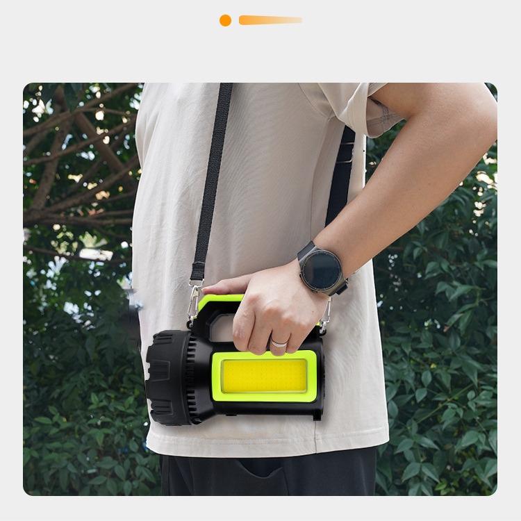 New searchlight LED strong light rechargeable high brightness long range shooter lantern miner's lamp home outdoor emergency flashlight