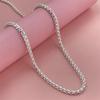 Korean Style Silver-Plated Round Box Jewelry Set: Bracelet & Necklace (Hot Selling)