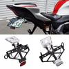 Motorcycle Fender Eliminator Kit for Yamaha YZF-R7 (2022-) Aluminum (Silver + Black)