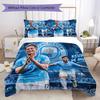 Former Manchester City F.C. Belgian athlete Kevin De Bruyne Home Decoration Soft Bedding Down Pillowcase Duvet Cover (without core) 3