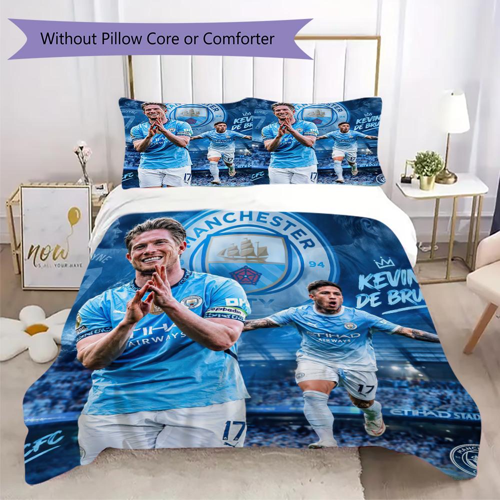 Former Manchester City F.C. Belgian athlete Kevin De Bruyne Home Decoration Soft Bedding Down Pillowcase Duvet Cover (without core) 3