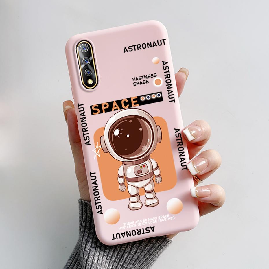 For vivo S1 Case 1907 V1913A Phone Cover Cute Rabbit Panda Shockproof Bumper For Vivo V17 Neo Fundas For Vivo Z5 IQ00 855 Coque