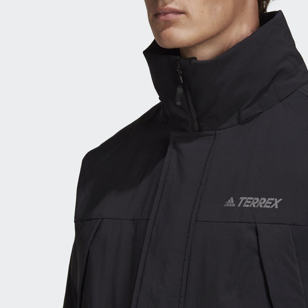 Adidas Xplr Down Parka Mid-Length Hooded Jacket Men Outerwear Black GE9932