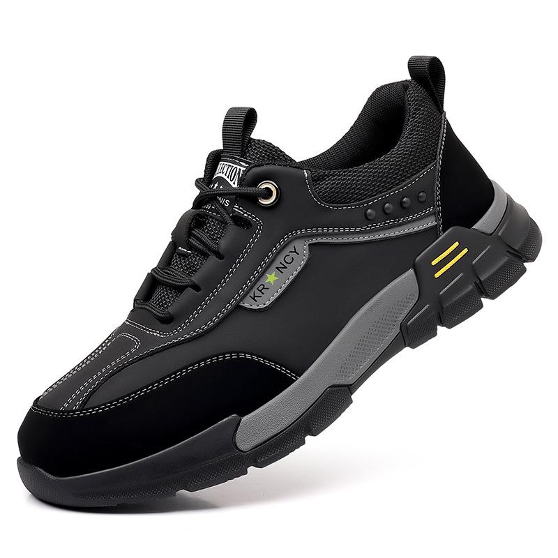 Men Leather Casual Shoes Outdoor Men's Casual Sneakers Male Comfort Lace Up Flats Sneakers Platform Concise Walking Men's Shoes