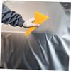Housoutil Car Vinyl Wrap Squeegee Triangle Scraper for Auto Window Tint and Decal Application Flexible Plastic Tool with Hanging Hole 8.3X4.7X0.4