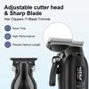 New multifunctional electric hair clipper set oil head electric clipper long endurance men's razor digital display barber scissors universal