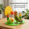Adjustable Hoop Parrot Toy Set Interactive Ring Toss Game Bird Puzzle Toy  Bird Enrichment