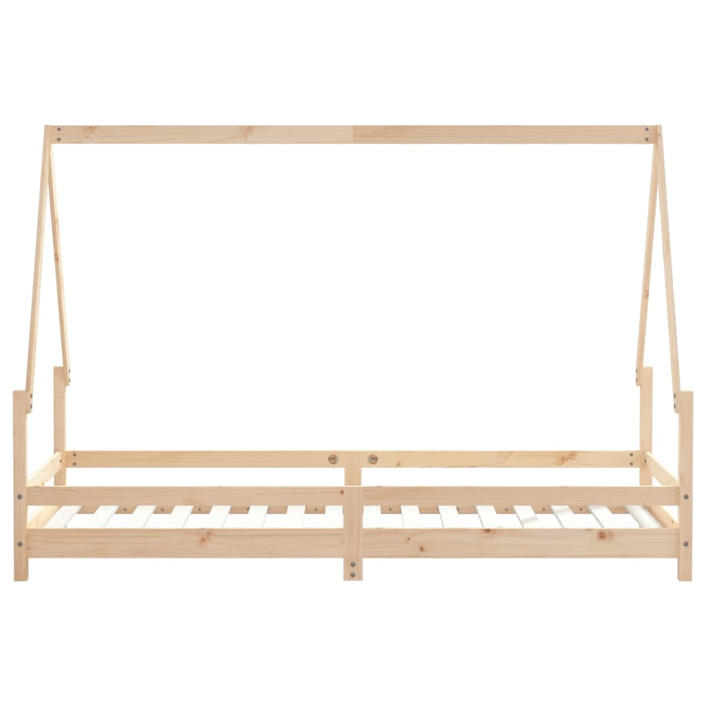 Kids Bed 80 X 200 Cm Solid Pine Wood