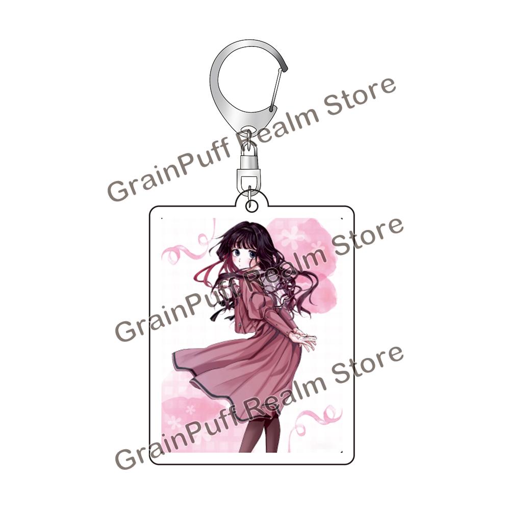 

The Fragrant Flower Blooms with Dignity Keychain School Anime Character Acrylic Key Ring, Cute Backpack Pendant, Collectible Gif 6 cm