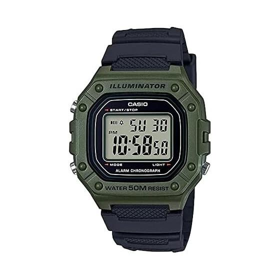 [Casio] CASIO Standard Digital Watch W-218H-3AV Men s Women s Cheap Casio Chipkashi Olive Green Overseas Model Parallel Import