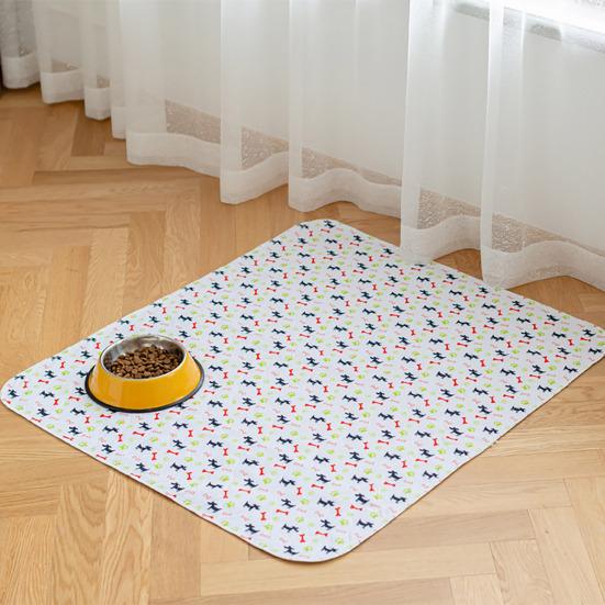 Pet Pee Pad Washable Reusable Dog Pee Pad Absorbent Leak-Proof Puppy Training Pad Non-Slip Potty Pad for Floor Couch