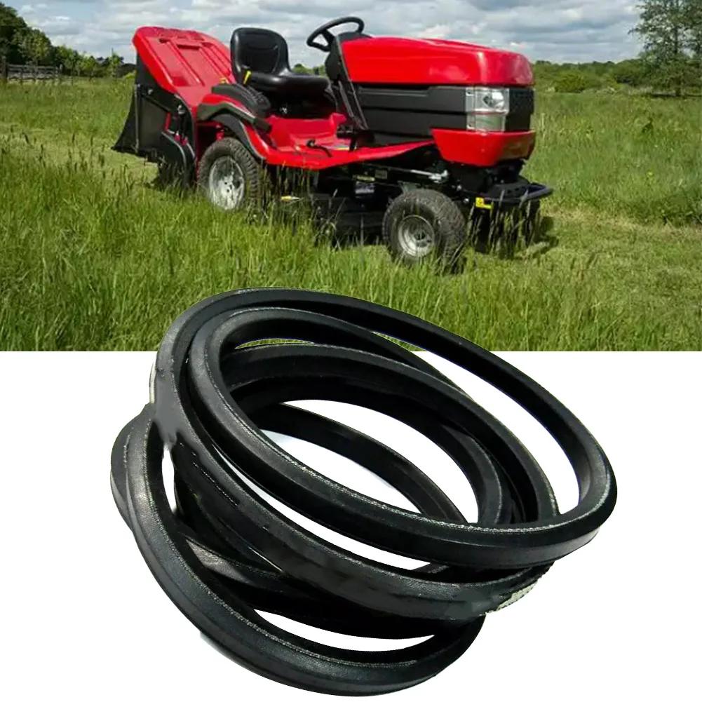 Black Lawn Mower Belts V Belts For Engine Power Transfer Cable Engine Replacement V-Belt Compatible With 120 Models