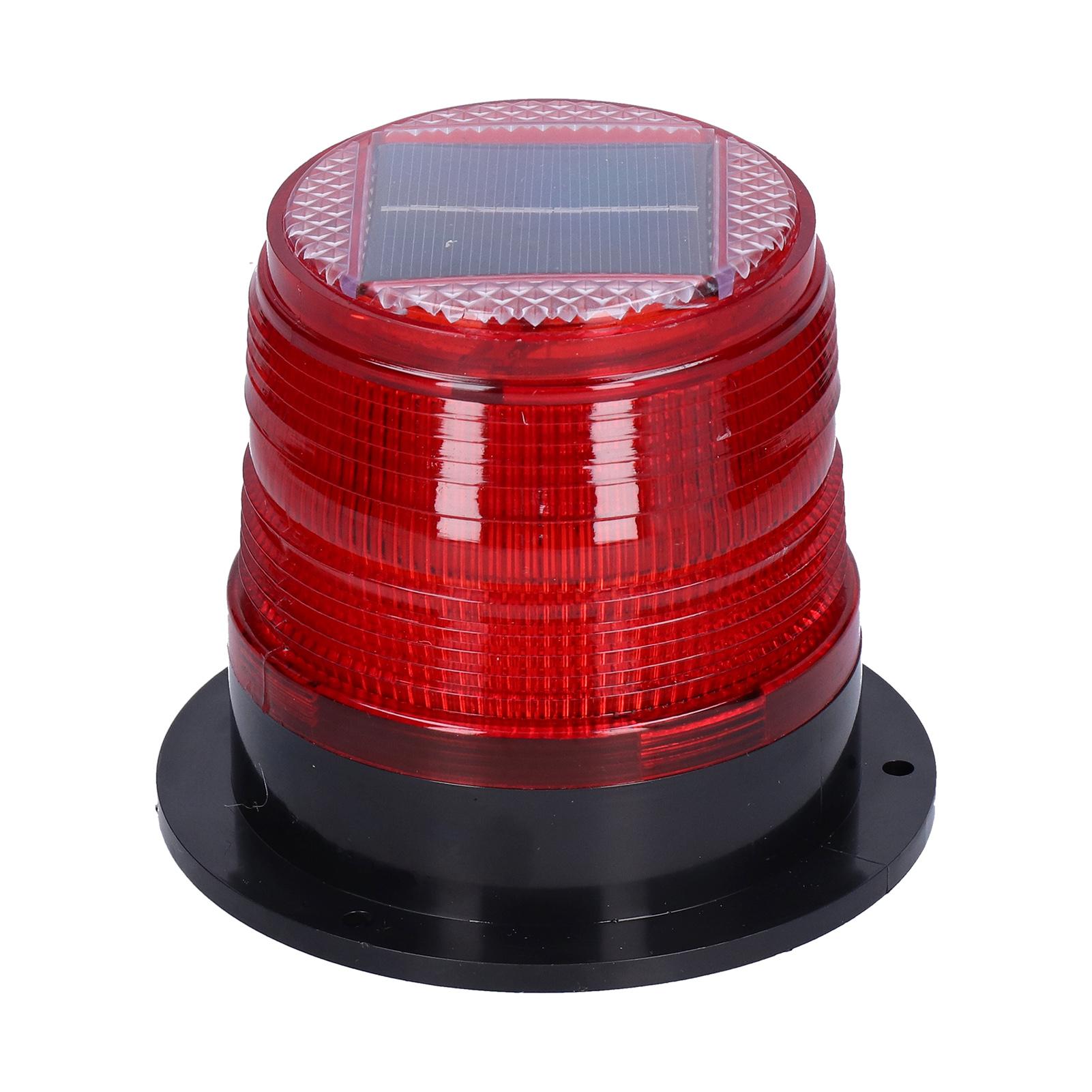

LED Solar Warning Light Night Magnetic Red Signal Flash Lamp for Car Road Safety 5V