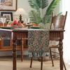 Thickened Tablecloth Vintage Table Cover Elegant Jacquard Table Runner  Banquet