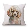 Jack Russell Yorkshire Labrador Dachshund Poodle Dalmatian Pet Dog Poster Art Cushion Cover Pillow Case