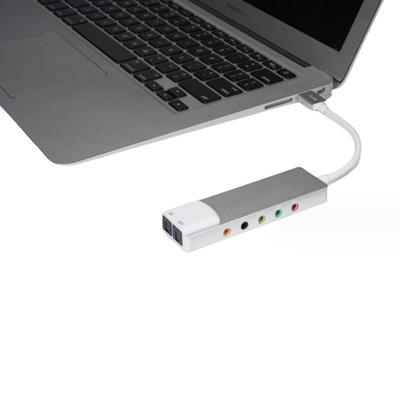 Κάρτα Ήχου USB για Φορητό Υπολογιστή, Επιτραπέζιο Υπολογιστή, 5.1 Κανάλια, Επαγγελματική Οπτική Εξωτερική Κάρτα Ήχου, Μετατροπέας Για Αξεσουάρ Φορητού Υπολογιστή