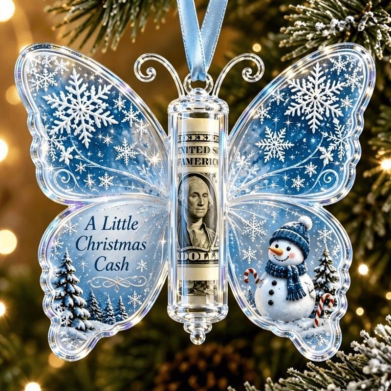Christmas Cash Gift Ornament Money Holader Hanging Ornament Christmas Tree Pendants Xmas Tree Accessories New Year Gift