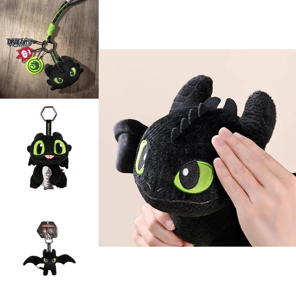 How To Train Your Dragon Nightfury Plush Toy With Embroidery Design For Collectors And Giftgiving