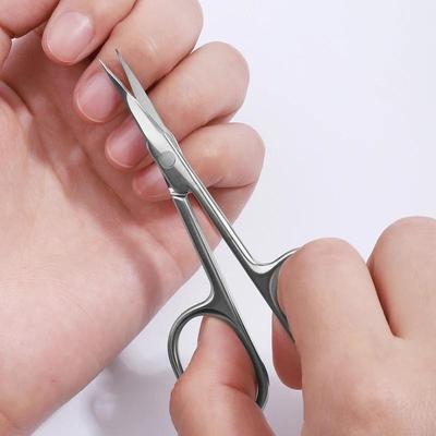 Tesoura para cutícula, cortador de unhas, aparador, removedor de pele morta, cortador de cutícula, suprimentos de manicure, ferramenta profissional