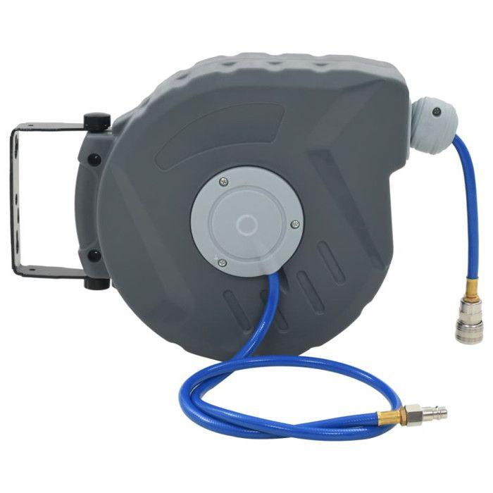 VidaXL Enrouleur automatique de tuyau d'air 1/4" 12 m