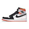 Air Jordan 1 Retro High OG Electro Orange Unisex Sneakers White Black 555088-180