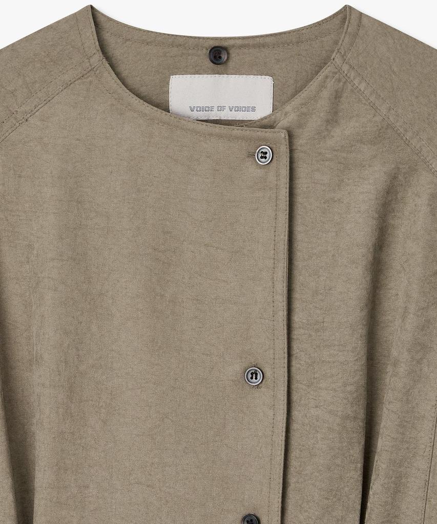 Bobeu Belt Detail Soft Touch Dress _Khaki_7156337003