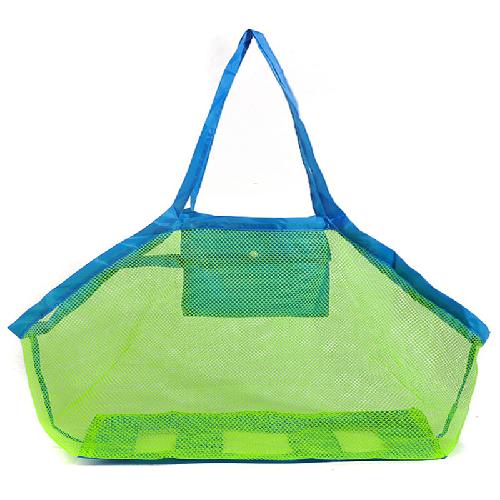 Grid Beach Bag Hand-held Toiletry Bag with Drawstring Pocket Travel Toiletry Bag Children's Toy Storage Bag Bathroom Swimming Bag