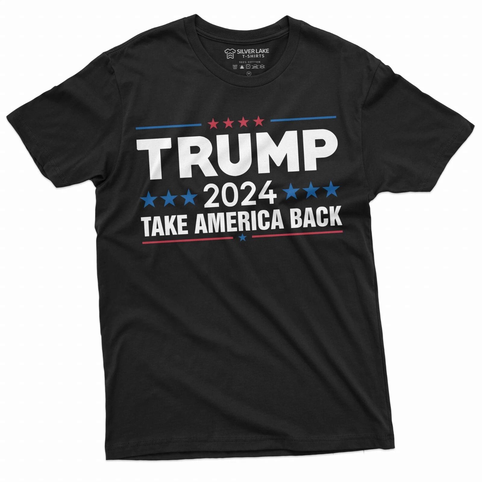 Trump 2024 T-Shirt Trump Lover Gift Conservative Shirts Republican Gifts XS