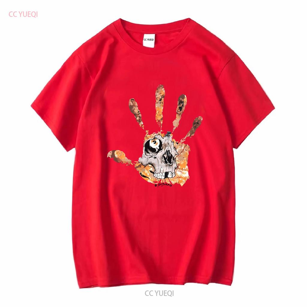 Vintage Y2K Pushead Κρανίο Χειροτύπωμα T-Shirt S Skate Punk Misfits Zorlac Metal vintage Πλυμένο Μαλακό ανδρικό Casual streetwear
