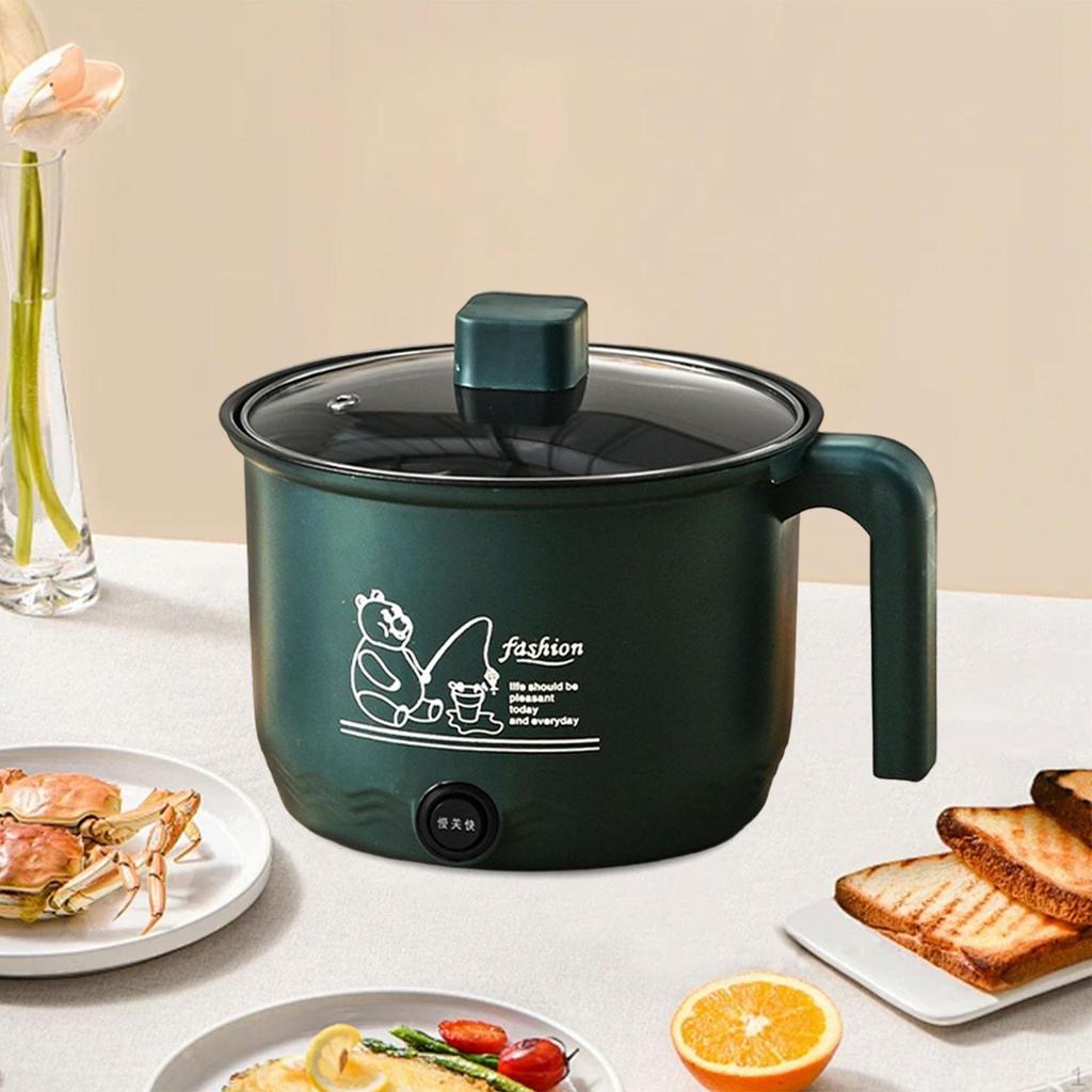 Small Electric Rice Cooker 600W Noodles Cooking Pot for Ramen Dumpling Steak Only